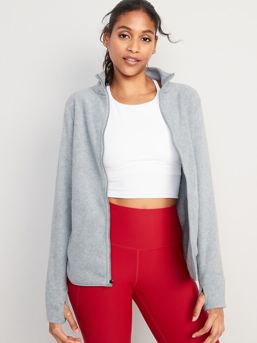 NWT Old Navy Fit Performance Microfleece Full-Zip Jacket